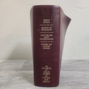 VTG Holy Bible King James Version LDS Explanatory Notes Cross References Leather